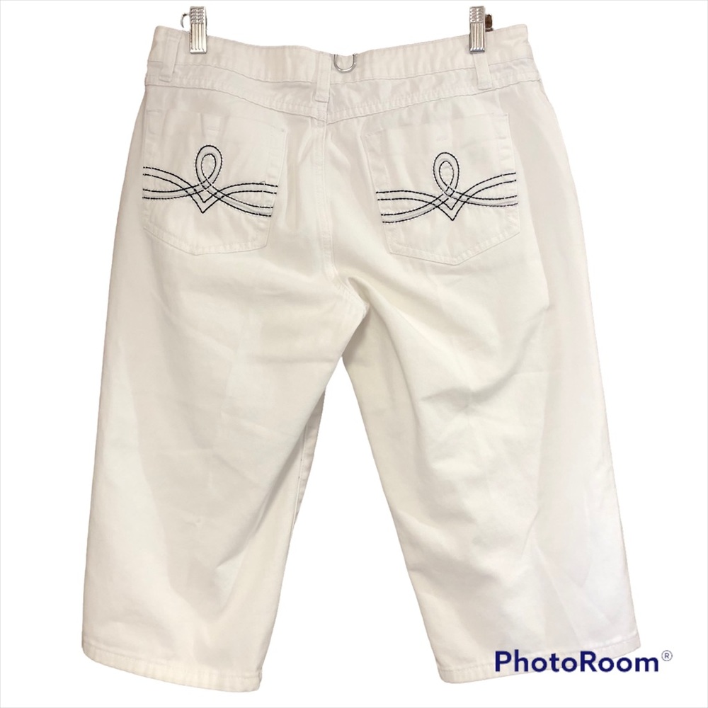 Willi Smith Capris White Size 10 - Picture 6 of 9